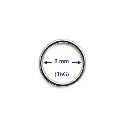 SINGLE HOOP – Titanium Sleeper Hoop￼