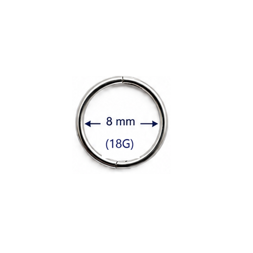 SINGLE HOOP – Titanium Sleeper Hoop￼