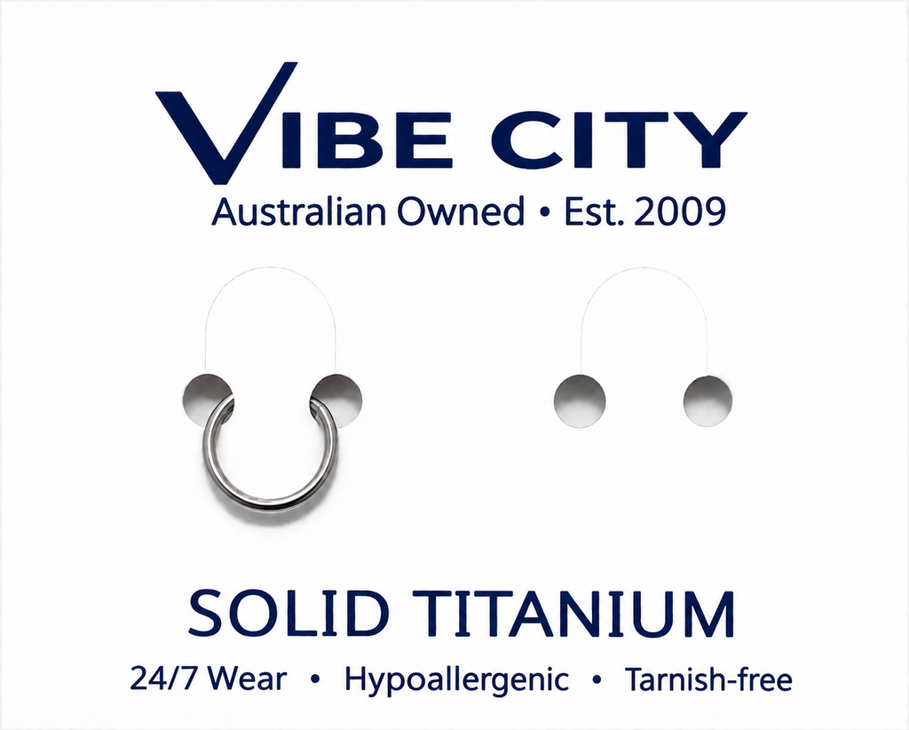 SINGLE HOOP – Titanium Sleeper Hoop￼
